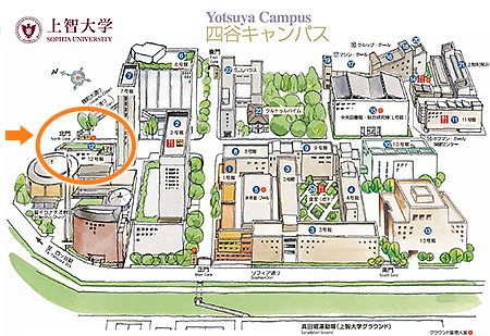 四ツ谷キャンパスマップ